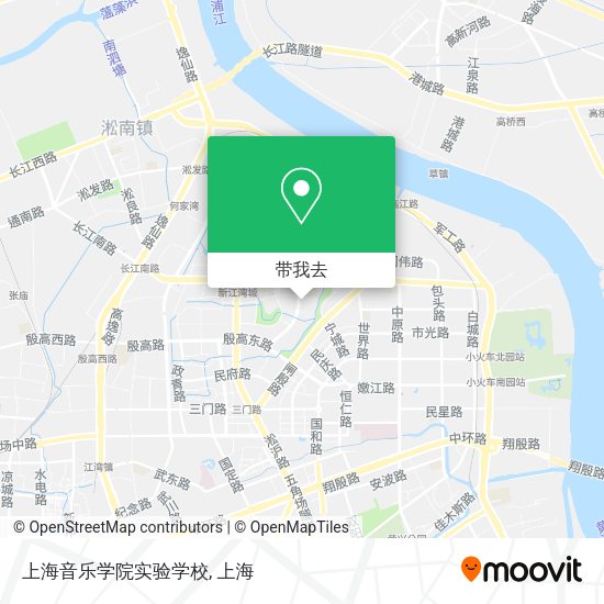 上海音乐学院实验学校地图