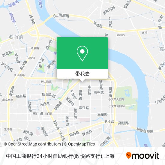 中国工商银行24小时自助银行(政悦路支行)地图