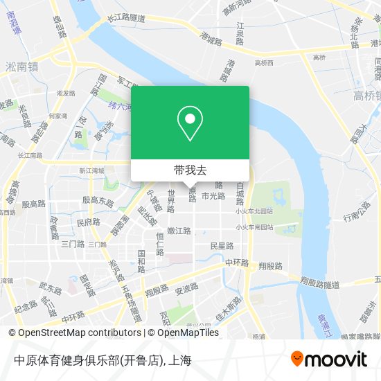 中原体育健身俱乐部(开鲁店)地图