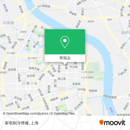 家电制冷维修地图