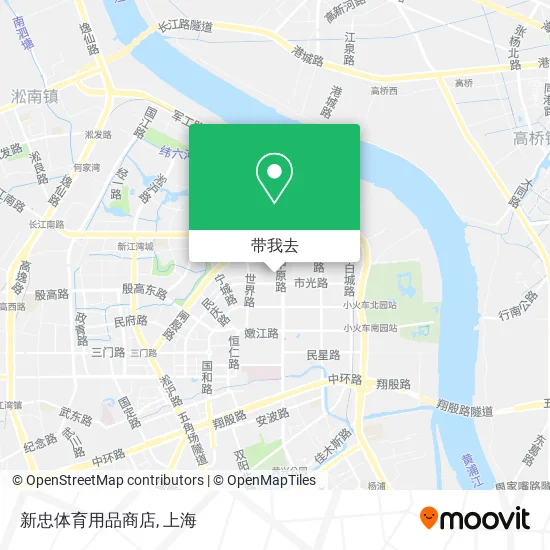 新忠体育用品商店地图