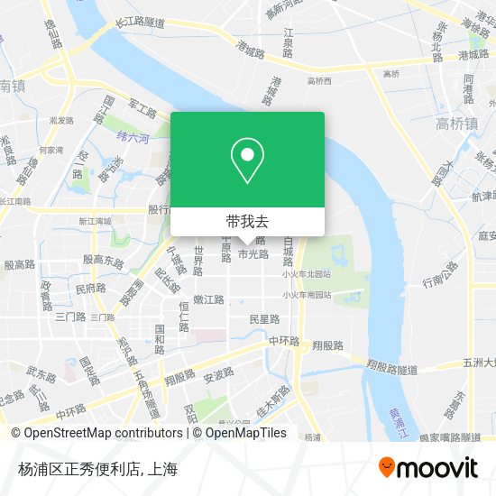 杨浦区正秀便利店地图