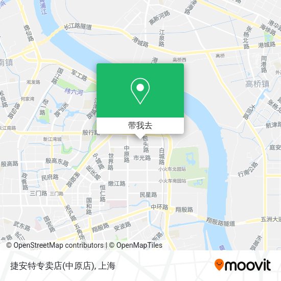 捷安特专卖店(中原店)地图