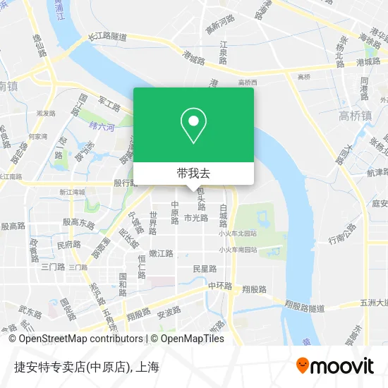 捷安特专卖店(中原店)地图