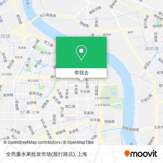 全而廉水果批发市场(殷行路店)地图