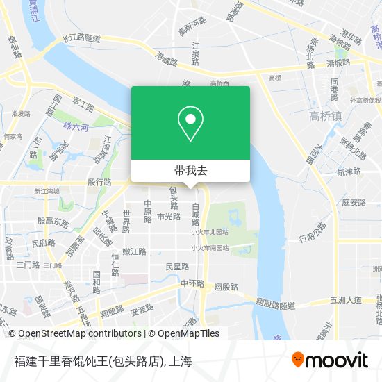 福建千里香馄饨王(包头路店)地图