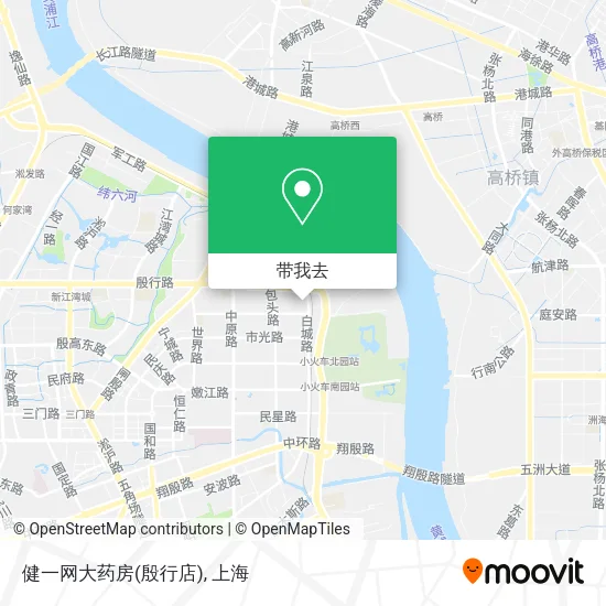 健一网大药房(殷行店)地图