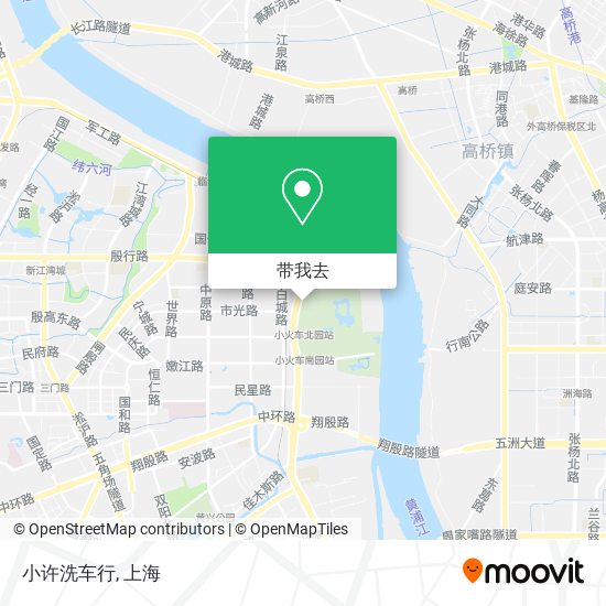 小许洗车行地图