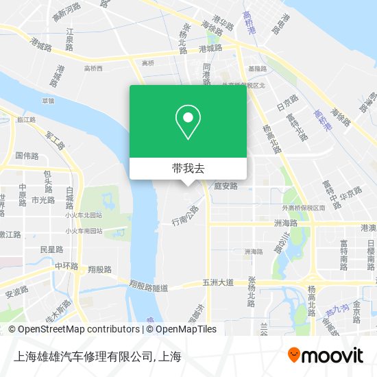 上海雄雄汽车修理有限公司地图