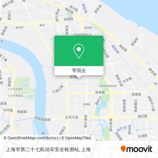 上海市第二十七机动车安全检测站地图