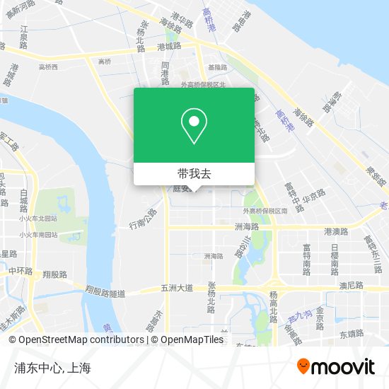 浦东中心地图