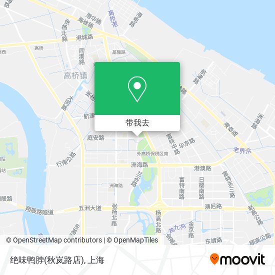 绝味鸭脖(秋岚路店)地图