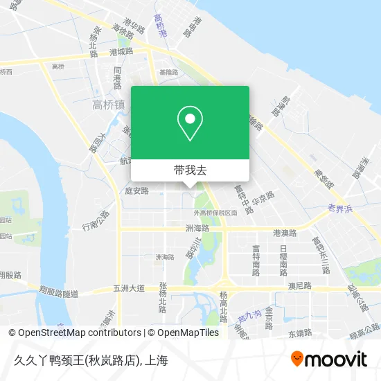 久久丫鸭颈王(秋岚路店)地图