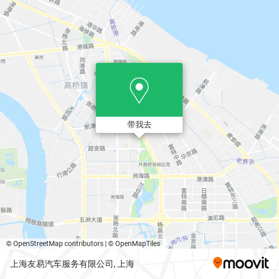 上海友易汽车服务有限公司地图