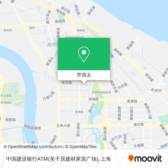 中国建设银行ATM(美千居建材家居广场)地图