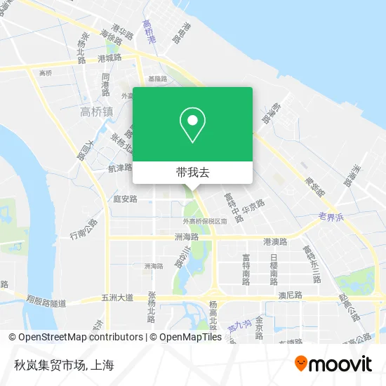 秋岚集贸市场地图