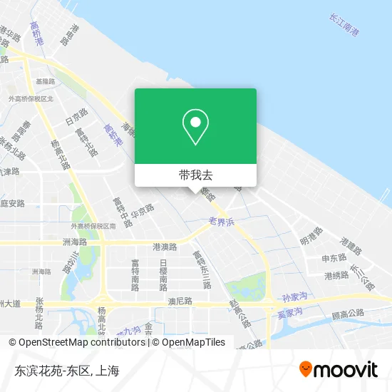 东滨花苑-东区地图