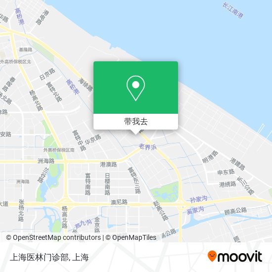 上海医林门诊部地图