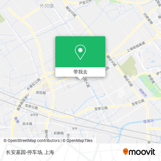 长安墓园-停车场地图