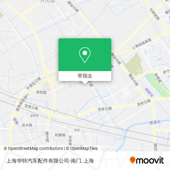 上海华特汽车配件有限公司-南门地图