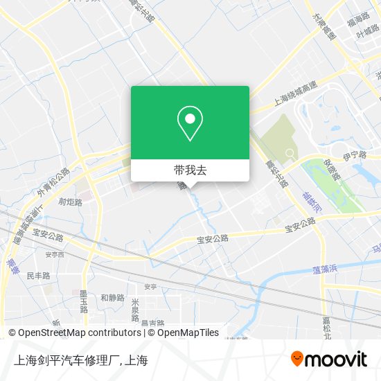 上海剑平汽车修理厂地图