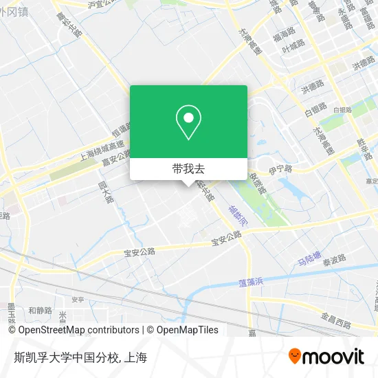 斯凯孚大学中国分校地图