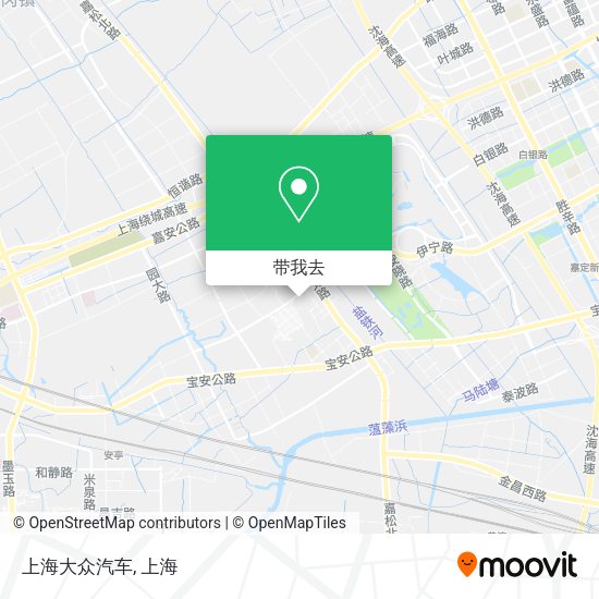 上海大众汽车地图