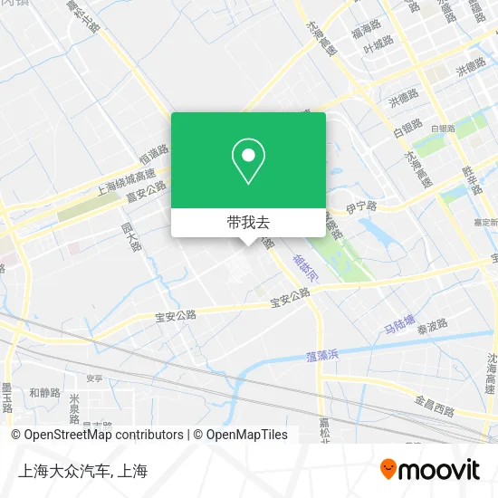 上海大众汽车地图