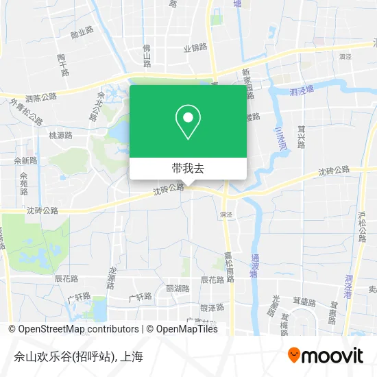 佘山欢乐谷(招呼站)地图