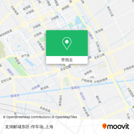 龙湖郦城东区-停车场地图