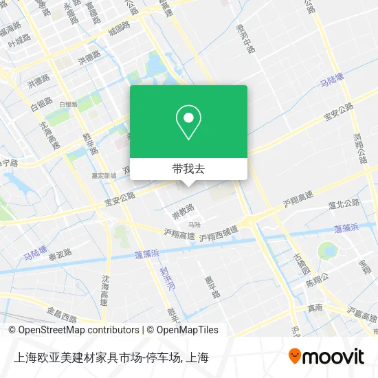 上海欧亚美建材家具市场-停车场地图