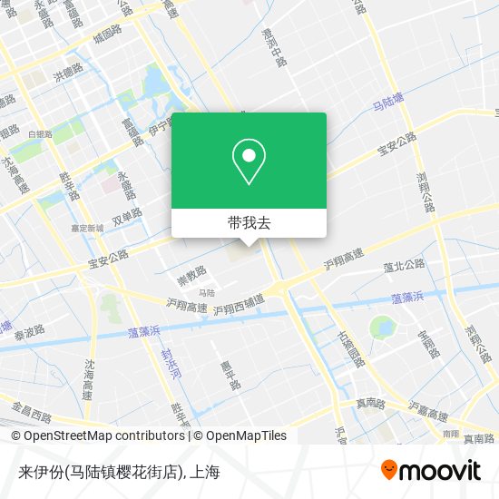 来伊份(马陆镇樱花街店)地图