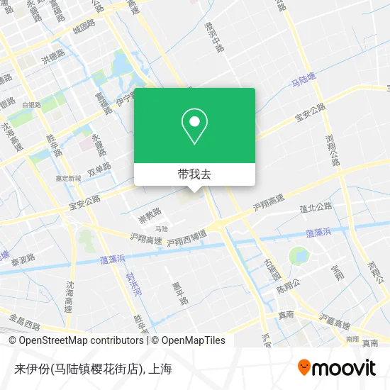来伊份(马陆镇樱花街店)地图