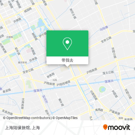 上海陆缘旅馆地图