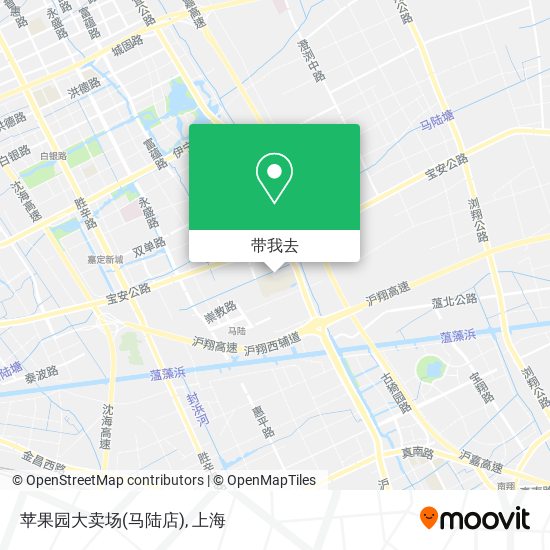 苹果园大卖场(马陆店)地图