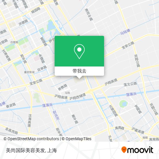 美尚国际美容美发地图