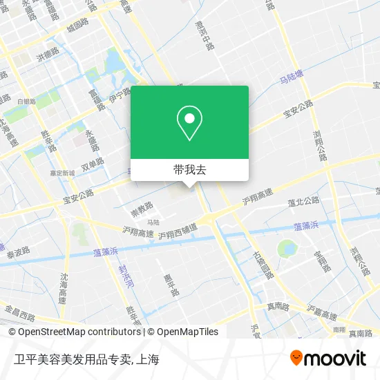 卫平美容美发用品专卖地图