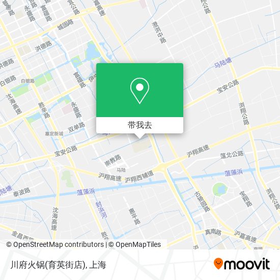 川府火锅(育英街店)地图