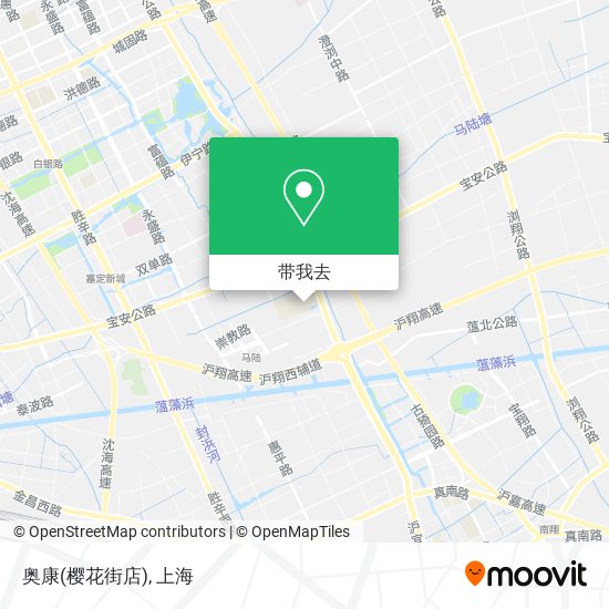 奥康(樱花街店)地图