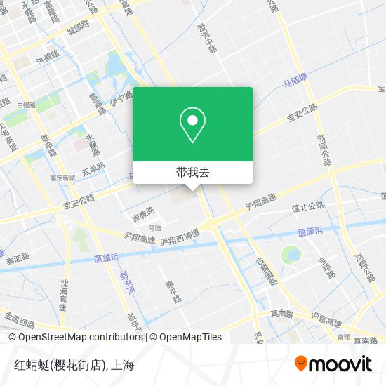 红蜻蜓(樱花街店)地图