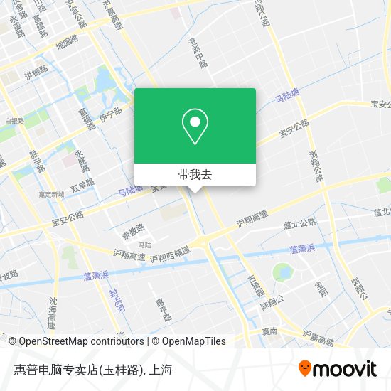 惠普电脑专卖店(玉桂路)地图