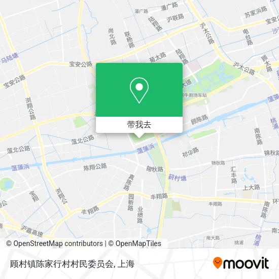 顾村镇陈家行村村民委员会地图