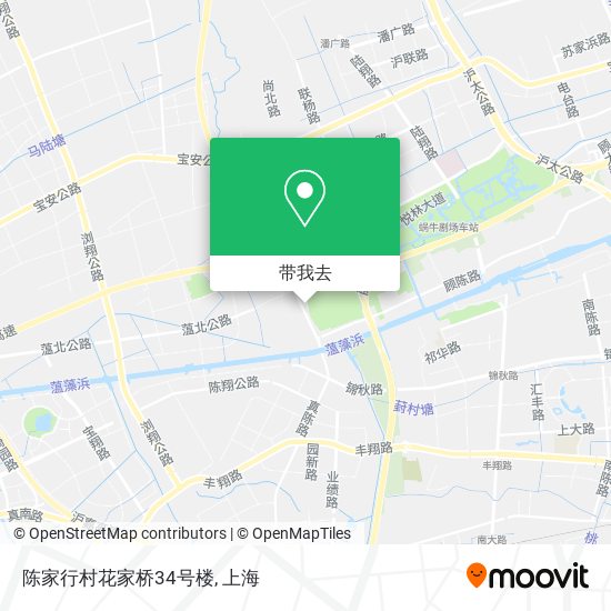 陈家行村花家桥34号楼地图