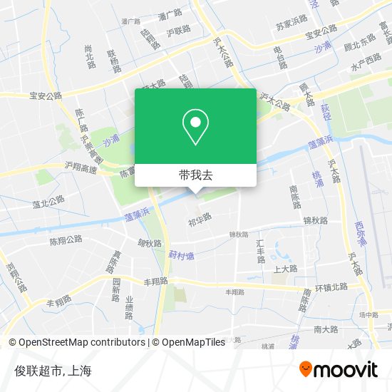 俊联超市地图