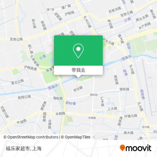 福乐家超市地图