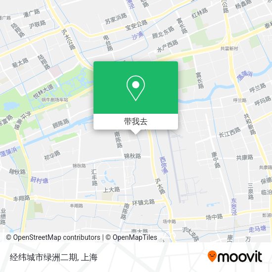 经纬城市绿洲二期地图