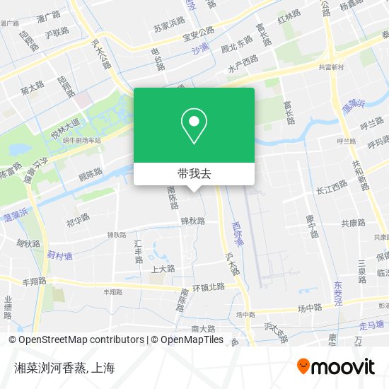 湘菜浏河香蒸地图