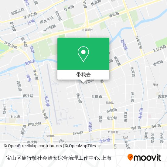 宝山区庙行镇社会治安综合治理工作中心地图