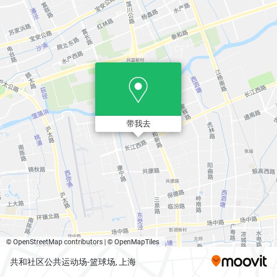 共和社区公共运动场-篮球场地图