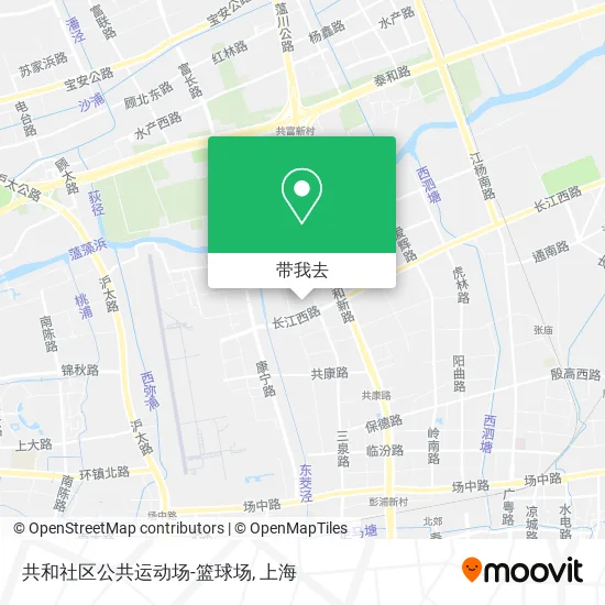 共和社区公共运动场-篮球场地图